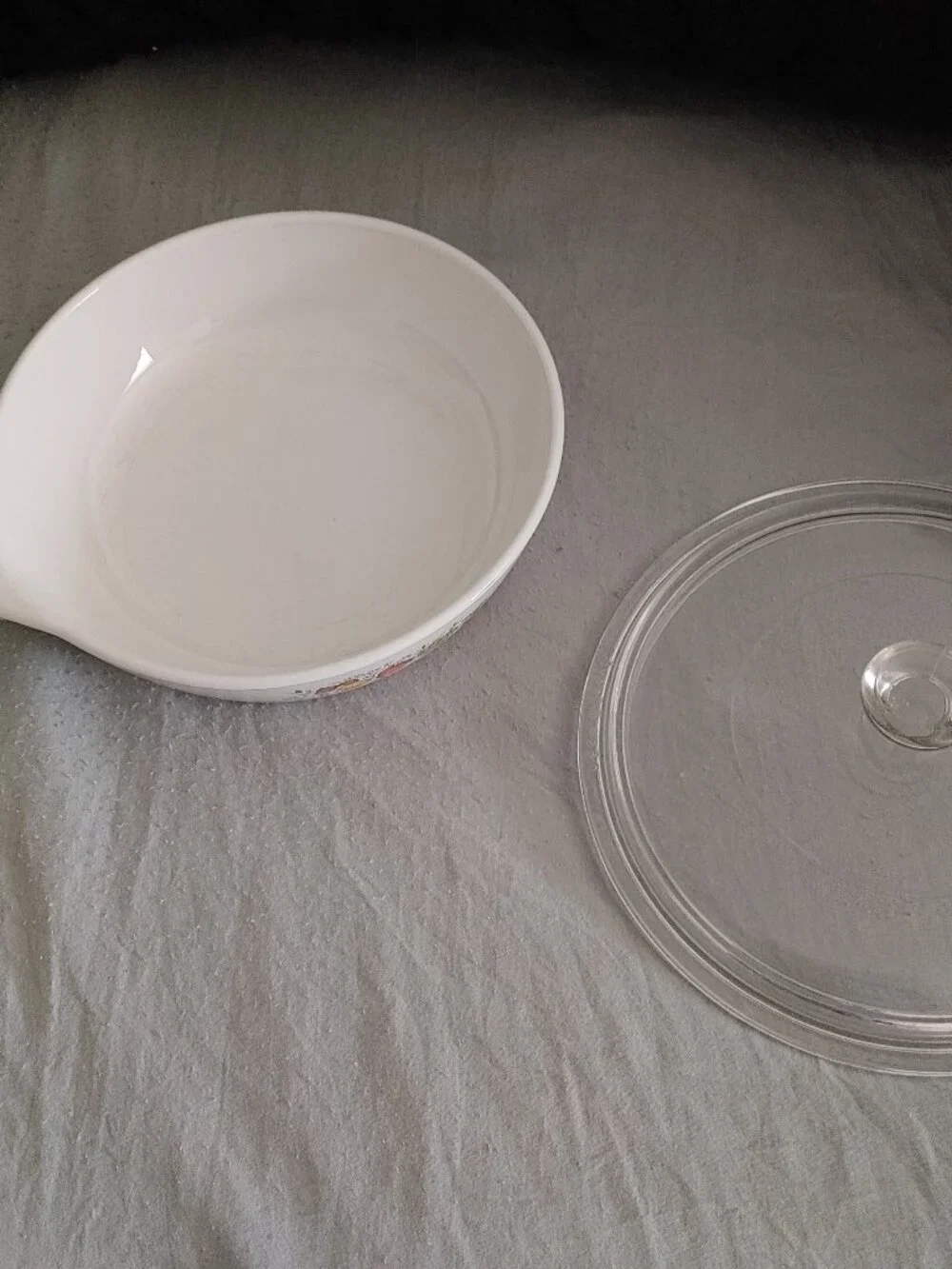 Vintage Corning Ware Skillet with Lid 